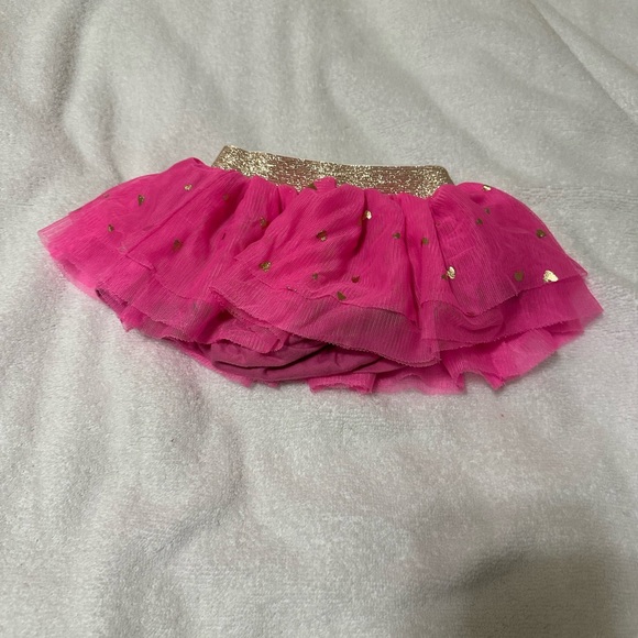 Cat & Jack baby tutu pink heart long sleeve outfit size 0-3 months - Picture 5 of 7